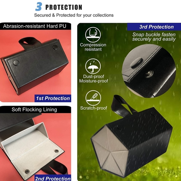 Travel Safe Sunglasses organizer 5 compartments. - Picture 16 of 16